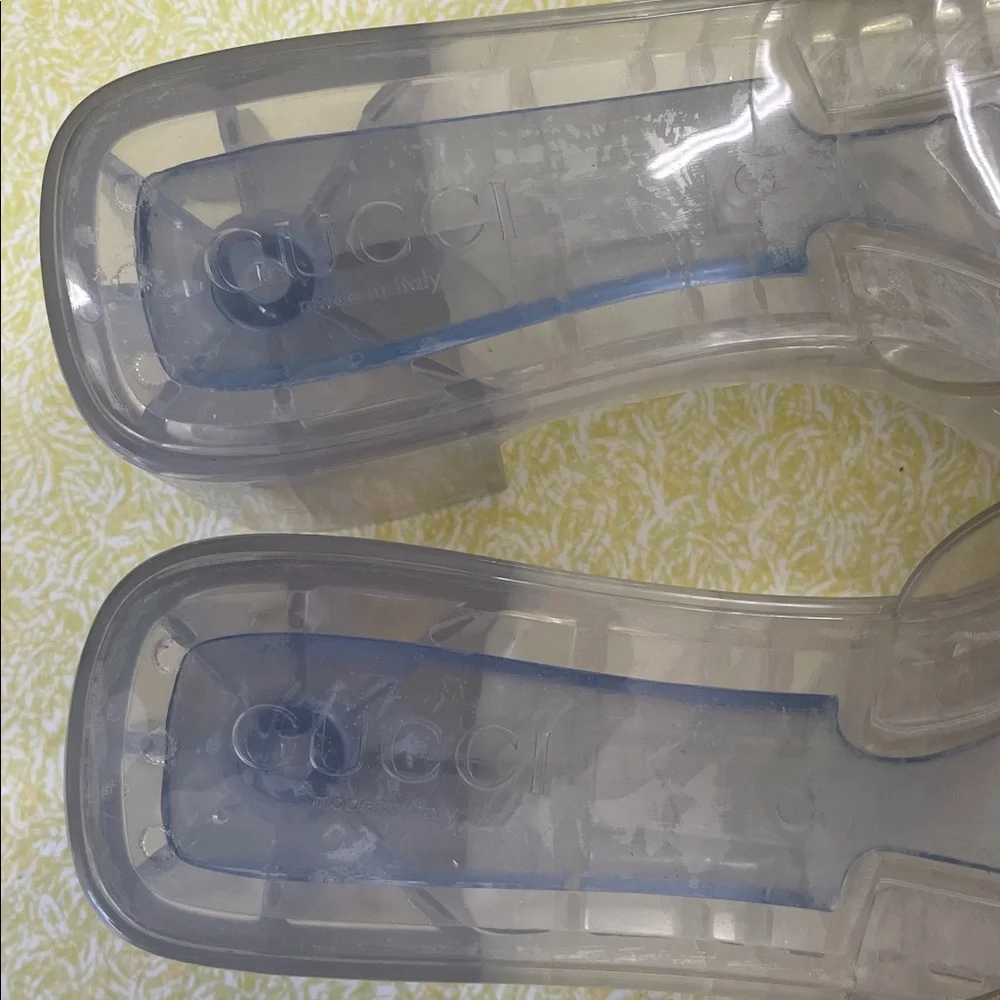Gucci Women's Transparent Slide Sandals EU 36 ( US 6 ) - Picture 3 of 6